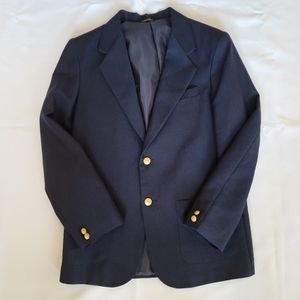 Van Heusen Navy Blue Sport Coat (Blazer), young men's (youth) size 18 Regular